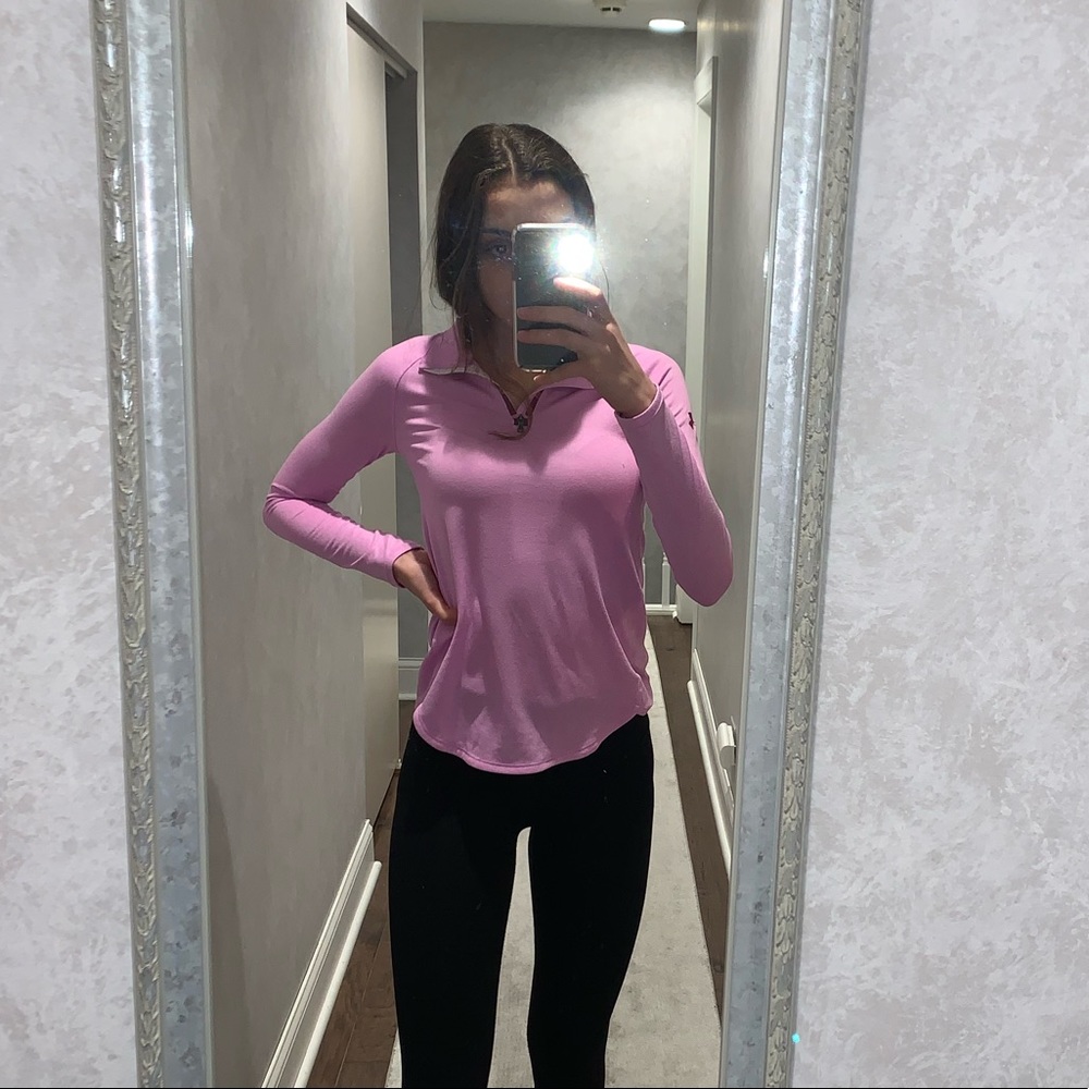 Adidas Pink Fitted Shirt